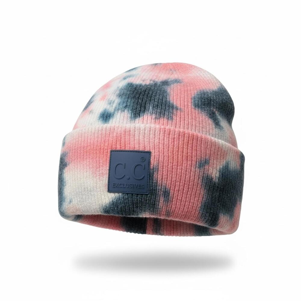 C.C Beanie Tie Dye with brand patch